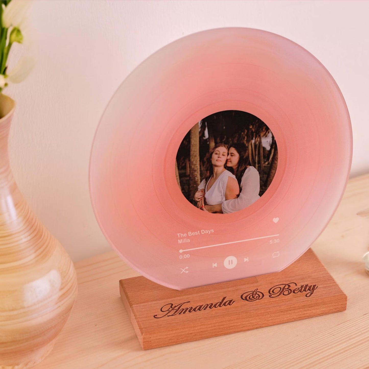 Delko Vinyl Platte – Personalisierte Schallplatten-Deko