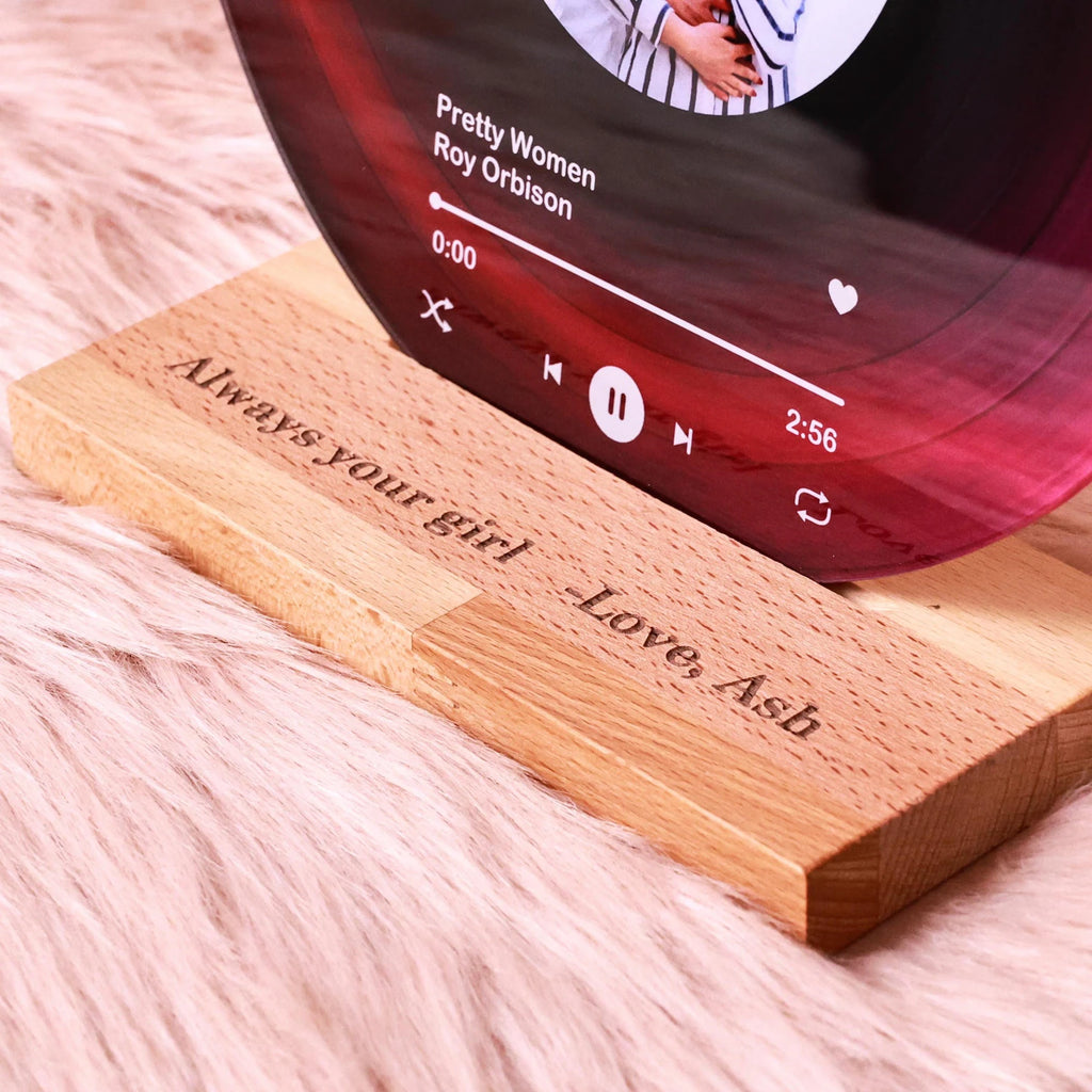 Deko Vinyl Platte – Personalisierte Schallplatten-Deko